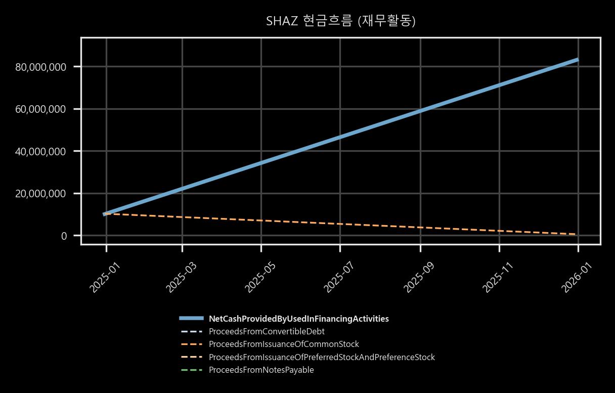 현금흐름 - 재무활동